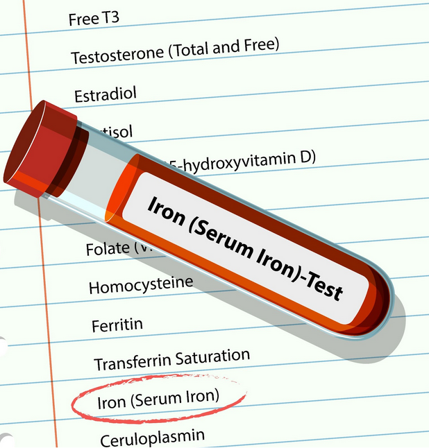 الفحوصات المرتبطة بمخزون الحديد في الجسم